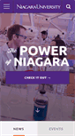 Mobile Screenshot of niagara.edu